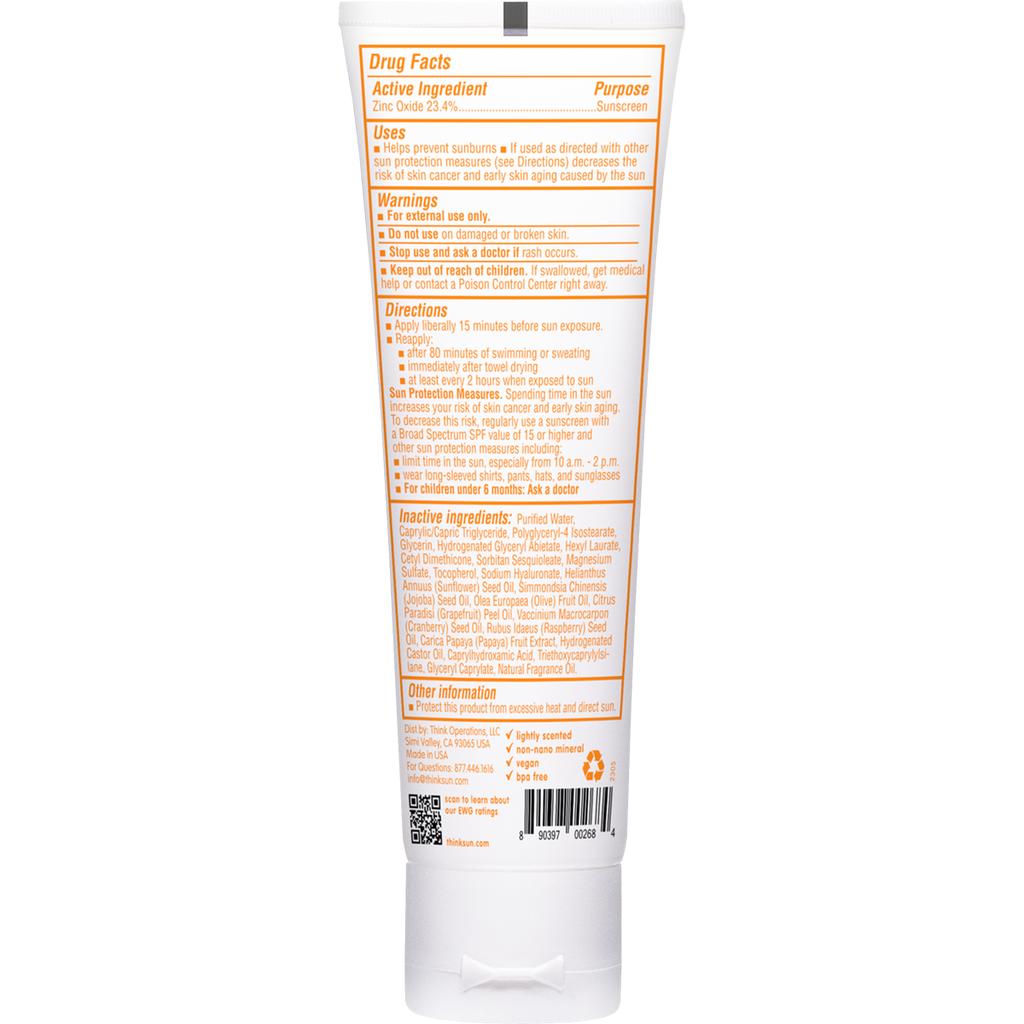  Thinkbaby Safe Sunscreen SPF 50 - 3 Oz