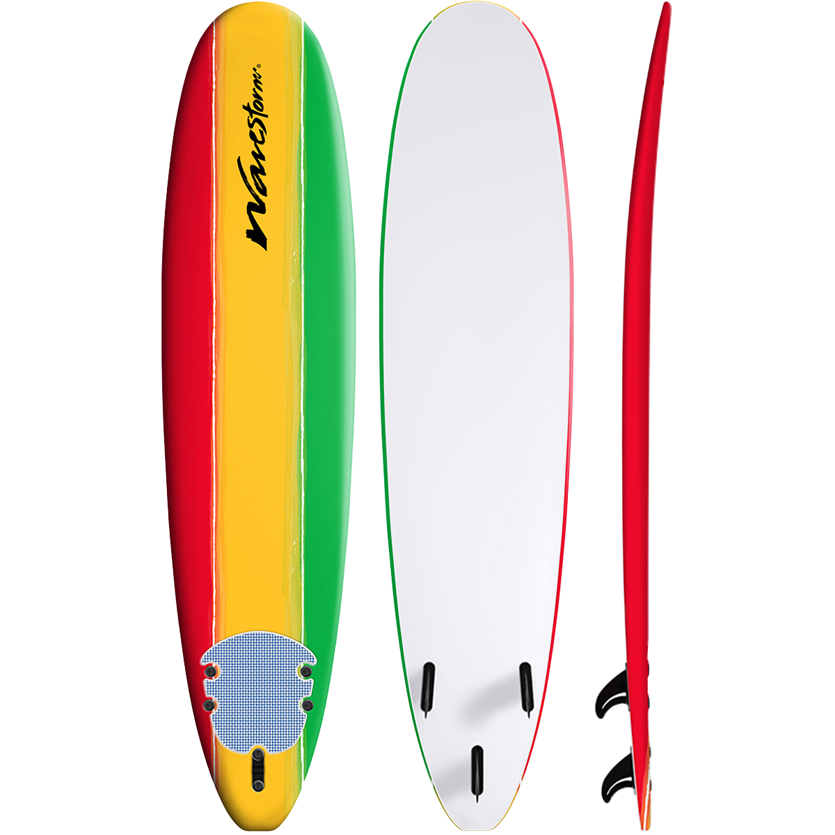  Wavestorm 8'0 Classic Surfboard With Leash