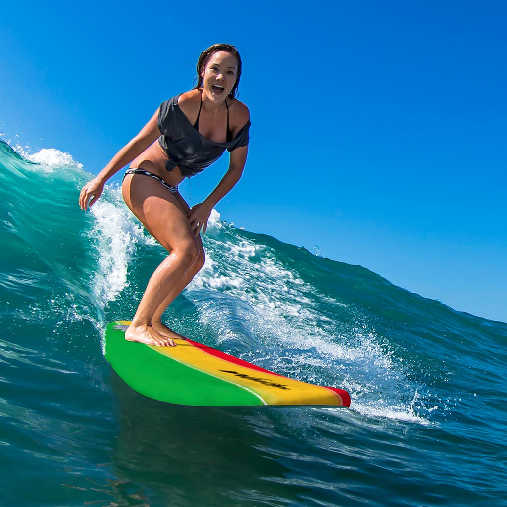  Wavestorm 8'0 Classic Surfboard With Leash