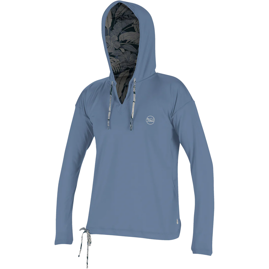  Women's Side Print Long Sleeve Hoodie