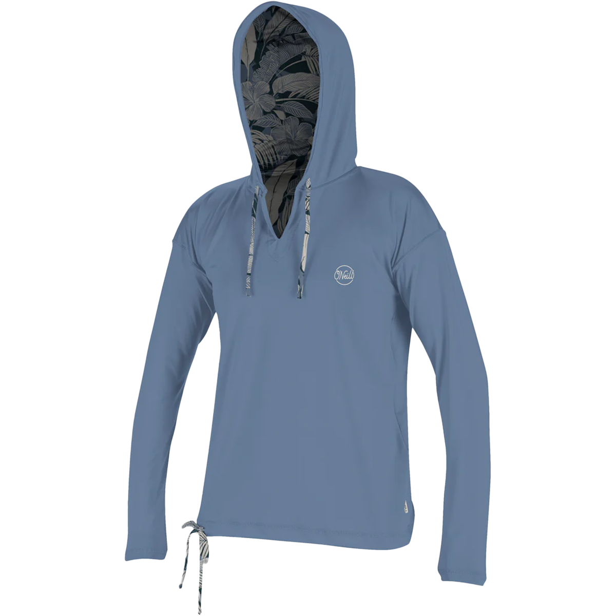  Women's Side Print Long Sleeve Hoodie