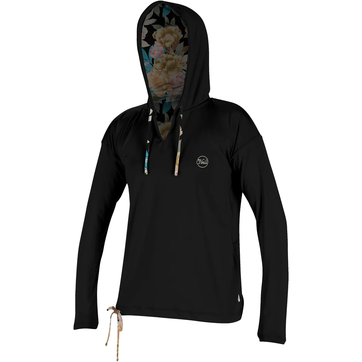  Women's Side Print Long Sleeve Hoodie