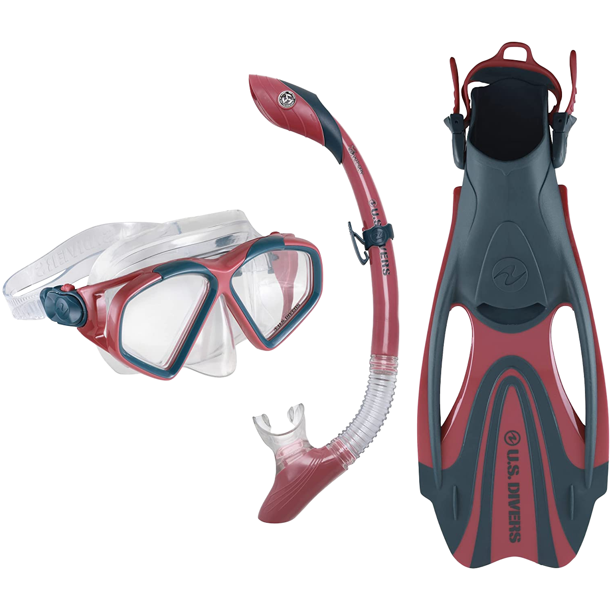  Cozumel TX Island Dry Snorkel & Proflex FX Set