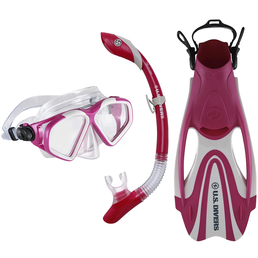  Cozumel TX Island Dry Snorkel & Proflex FX Set