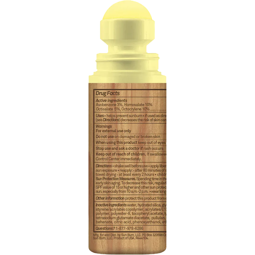 Sun Bum SPF 50 Sunscreen Roll-On Lotion