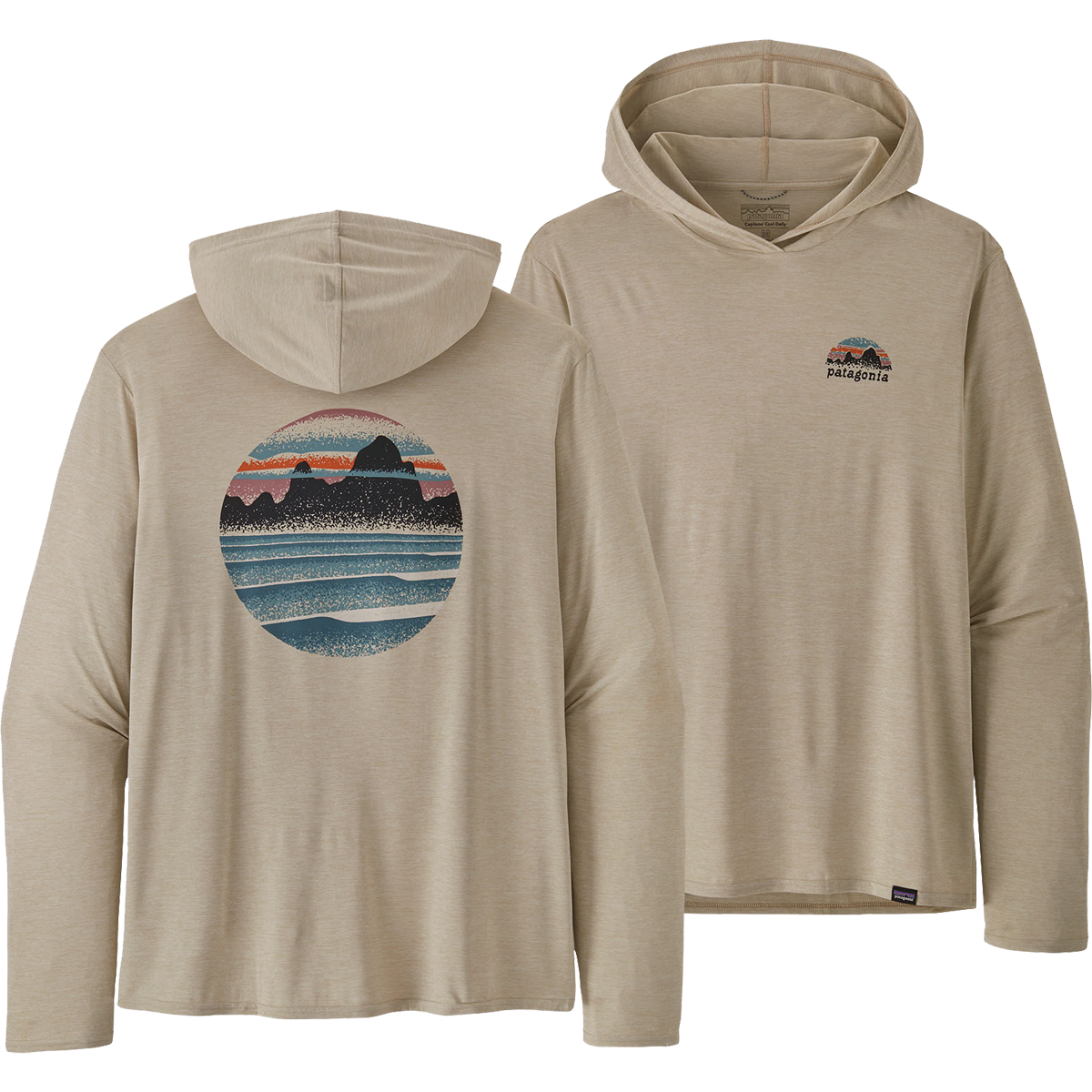 Patagonia Men's Capilene Cool Daily Graphic Relaxed Fit Hoody