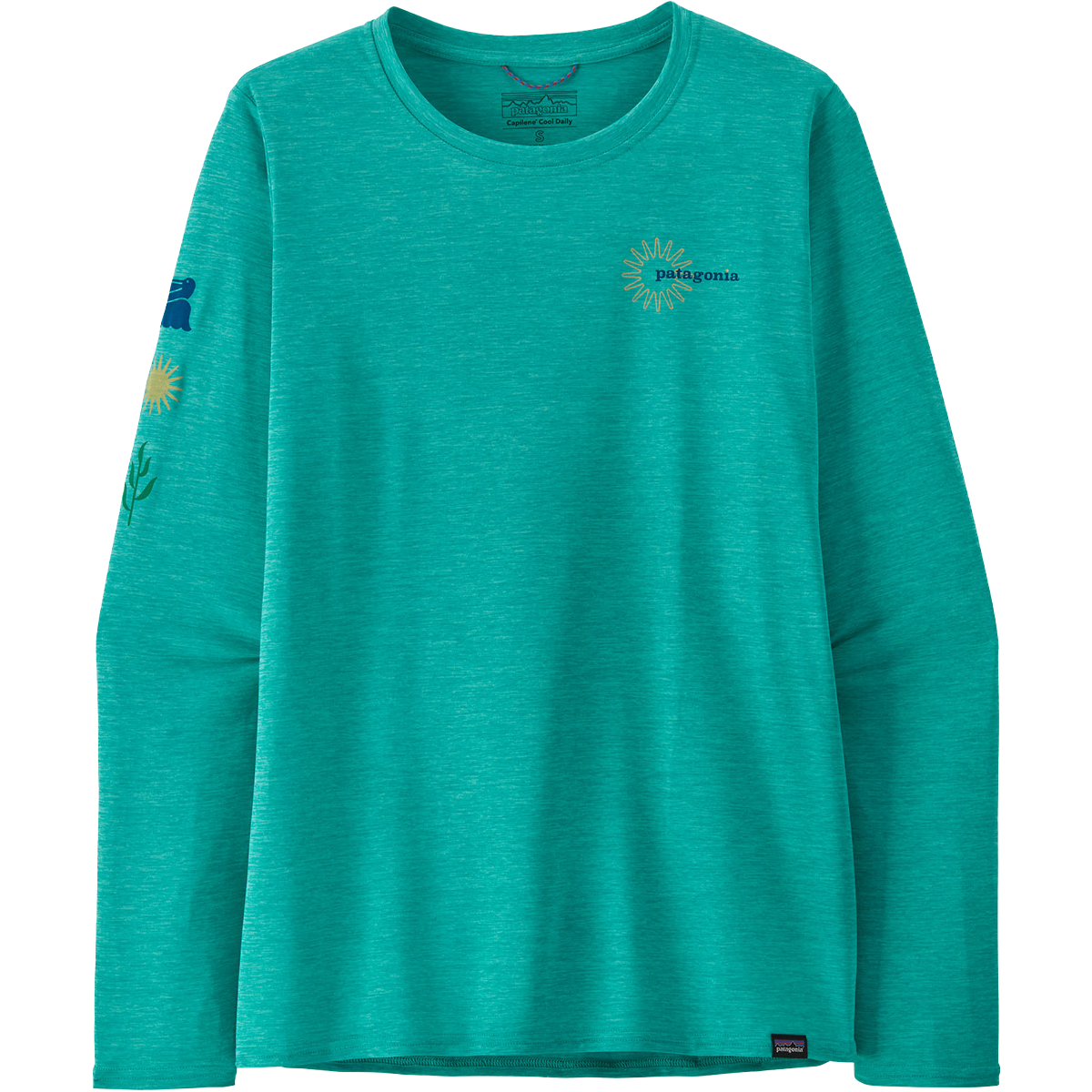 Patagonia Women's Long Sleeved Capilene Cool Daily Graphic Shirt - Waters