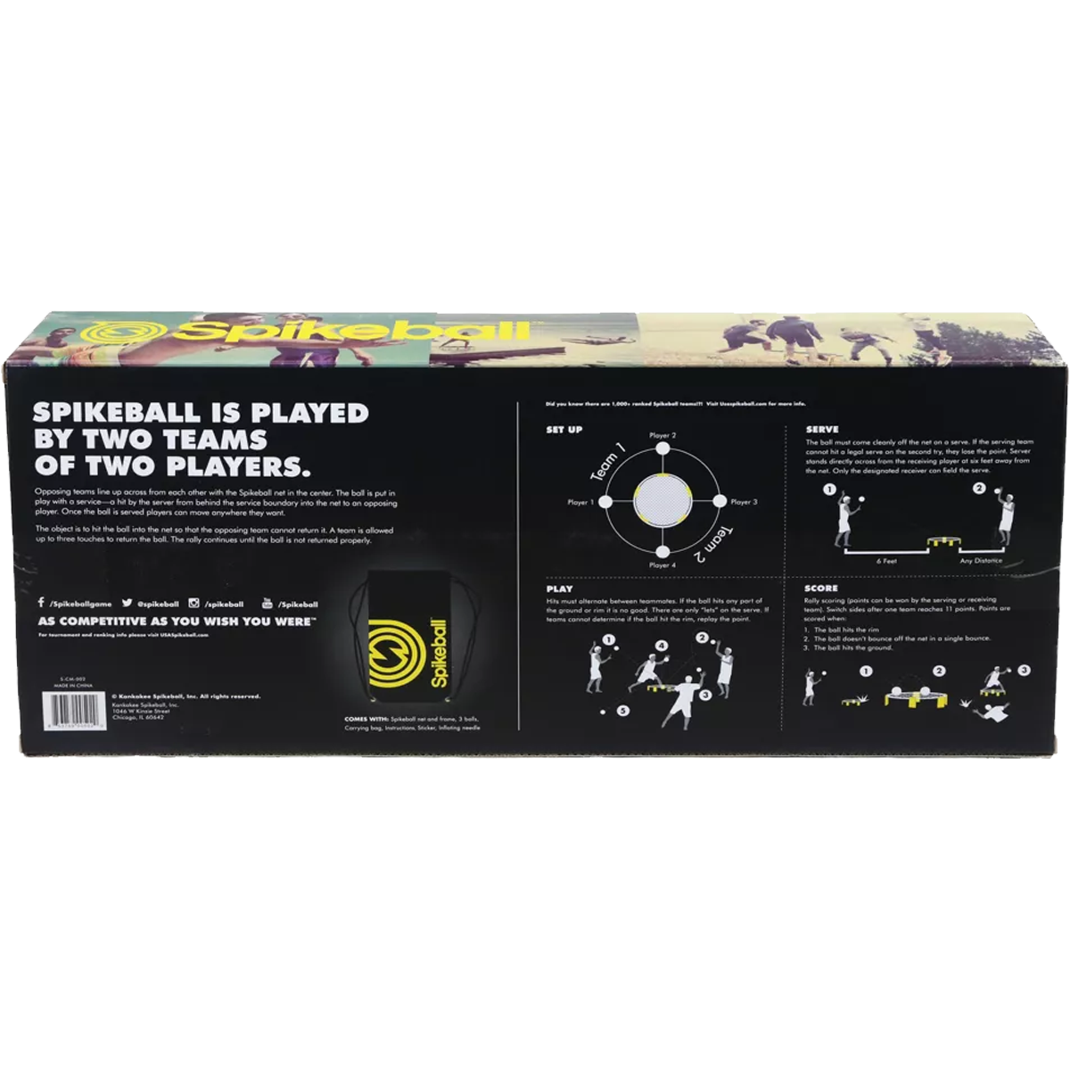  Spikeball Standard 3-Ball Kit