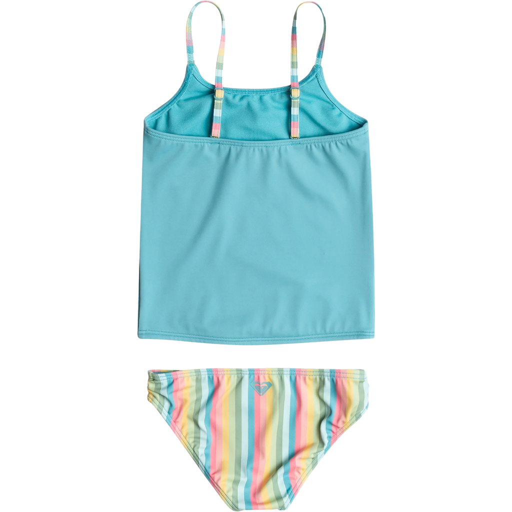 Roxy Youth Rainbow Stripe Tankini Set