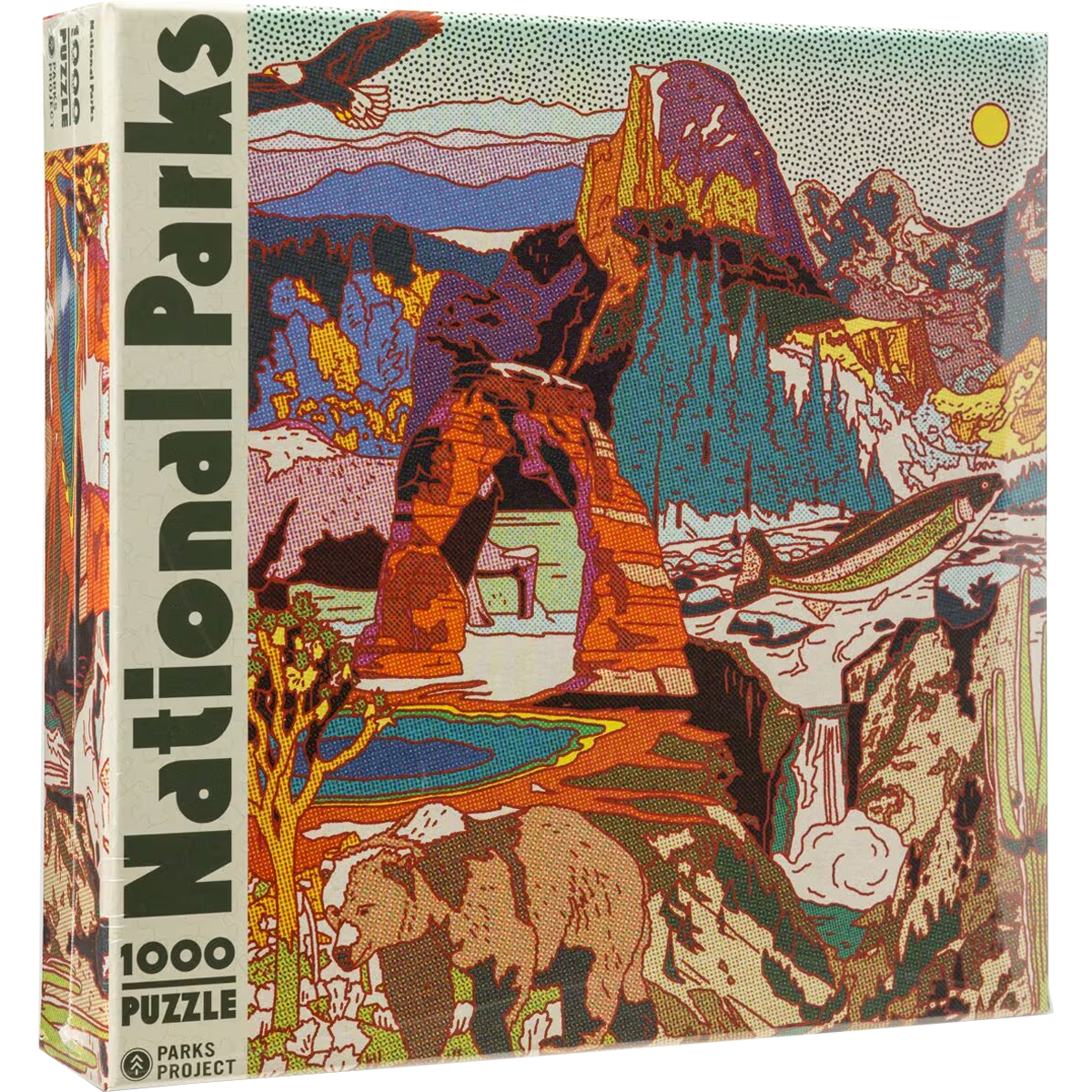 National Parks Collage 1000 Piece Puzzle