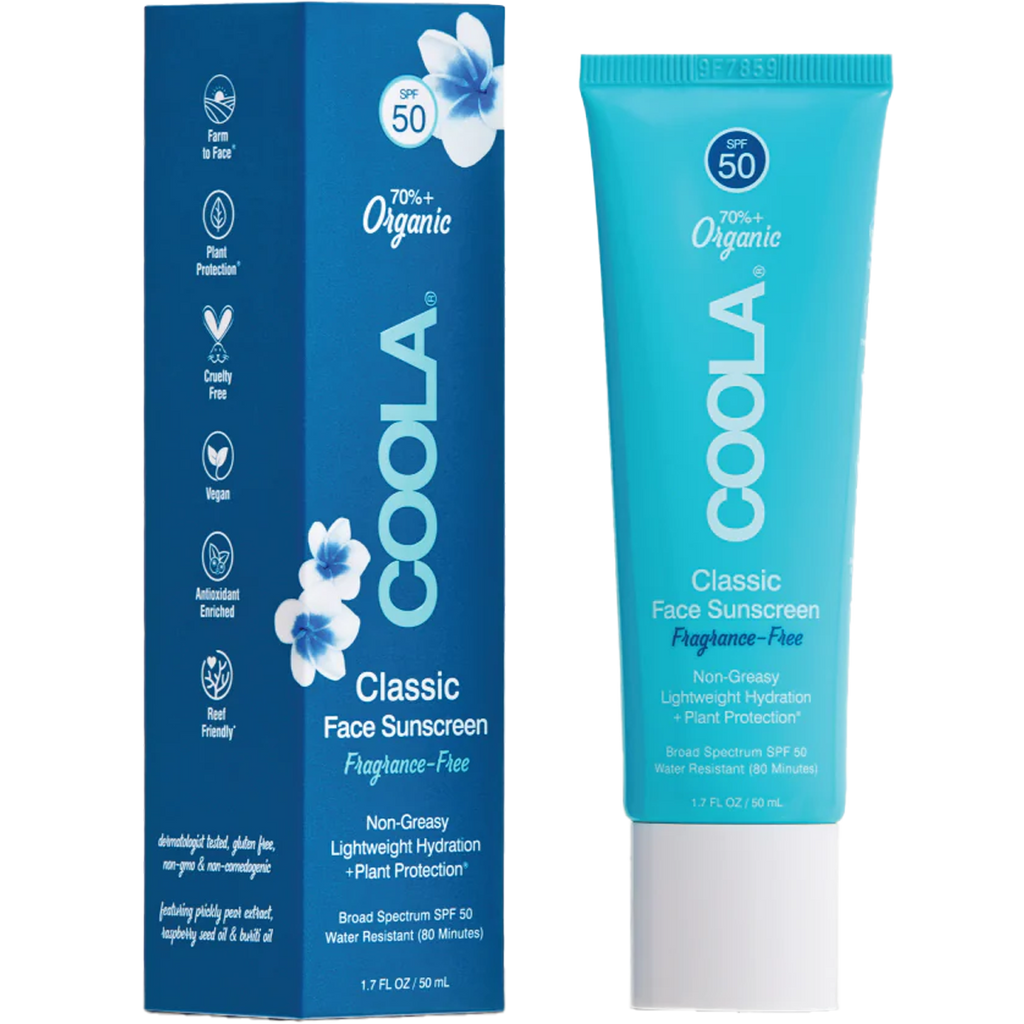 Coola Classic Face Organic Sunscreen Lotion SPF 50