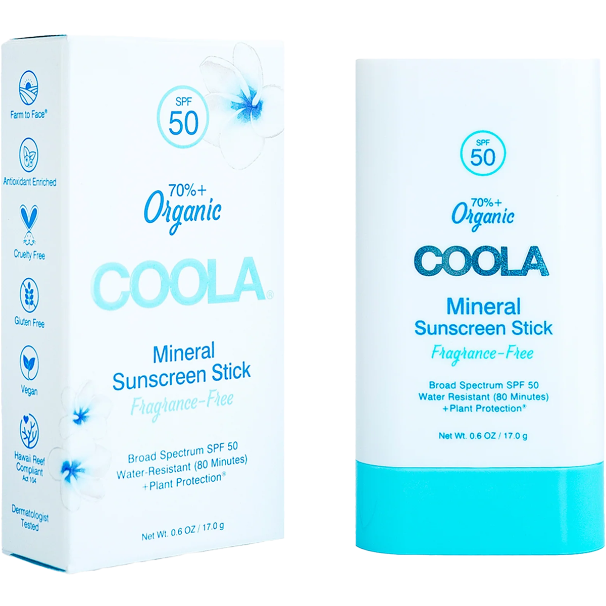 Coola Mineral Organic Sunscreen Stick SPF 50