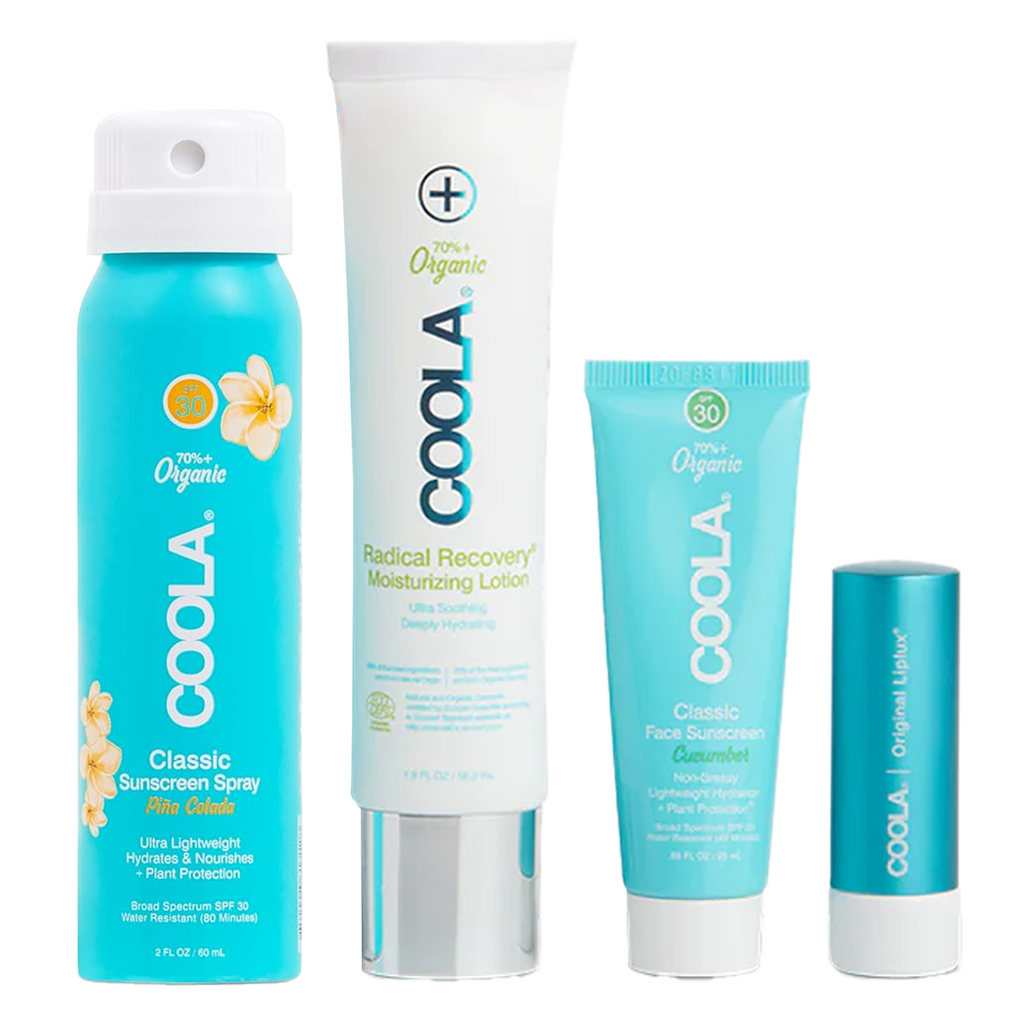 Coola Classic Organic Suncare 4 Piece Travel Set