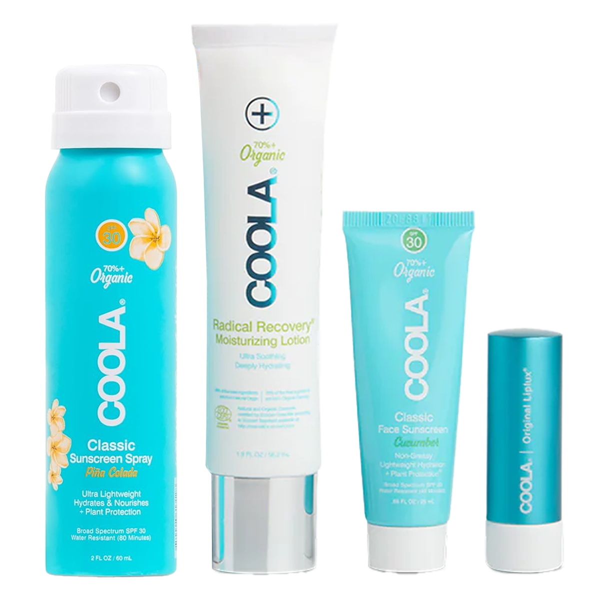 Coola Classic Organic Suncare 4 Piece Travel Set