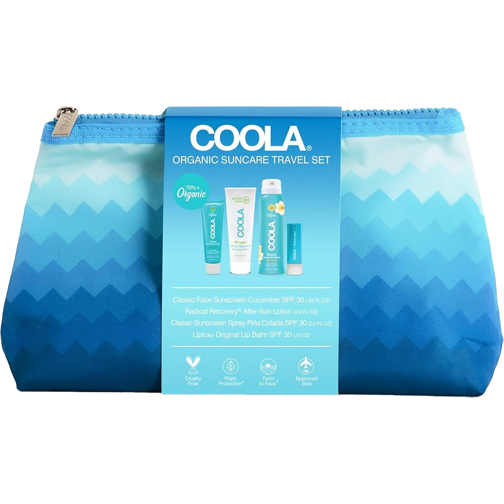 Coola Classic Organic Suncare 4 Piece Travel Set