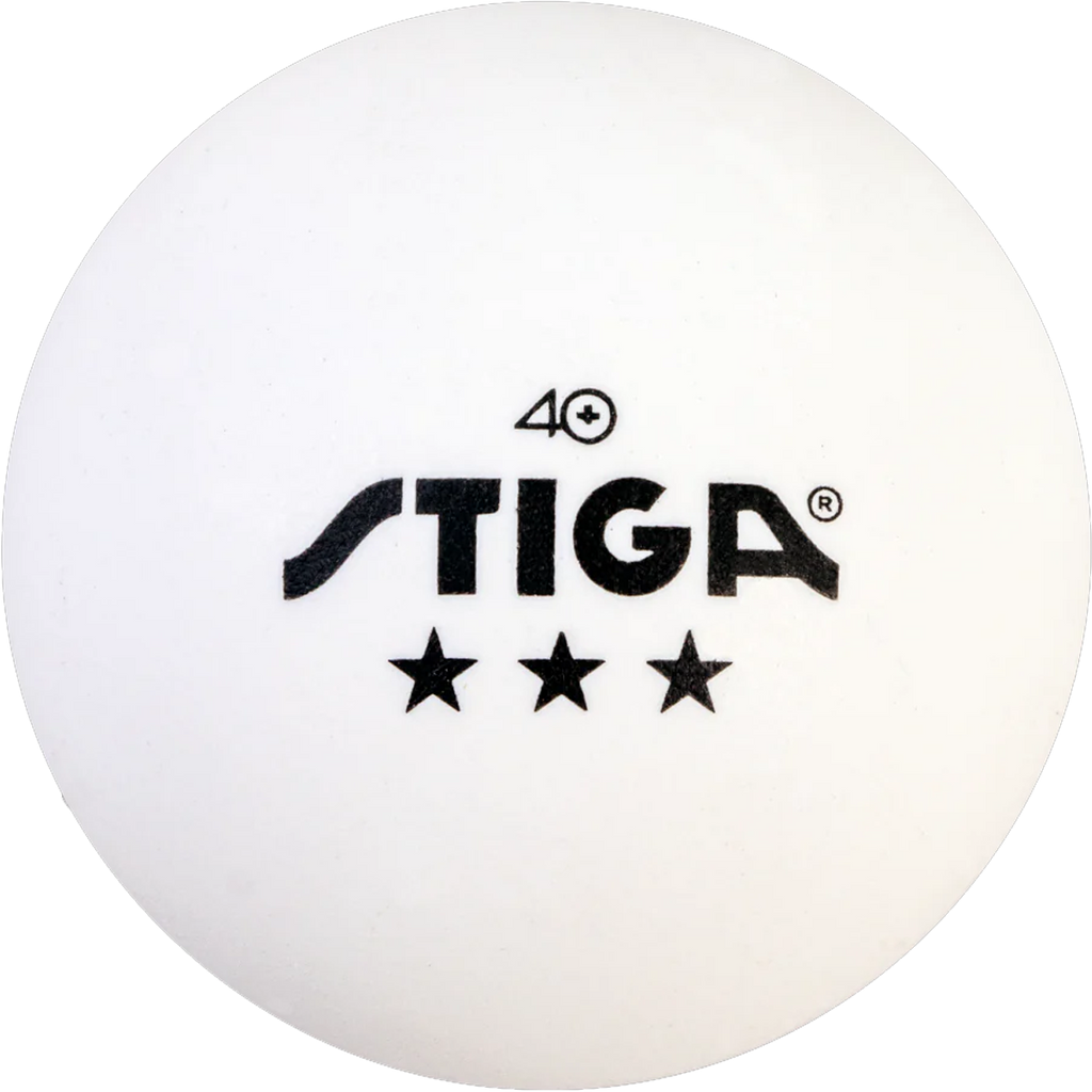 Stiga 3-Star Table Tennis Balls (6 Pack)