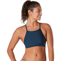 Speedo Women's Solid Double Lace Back Top