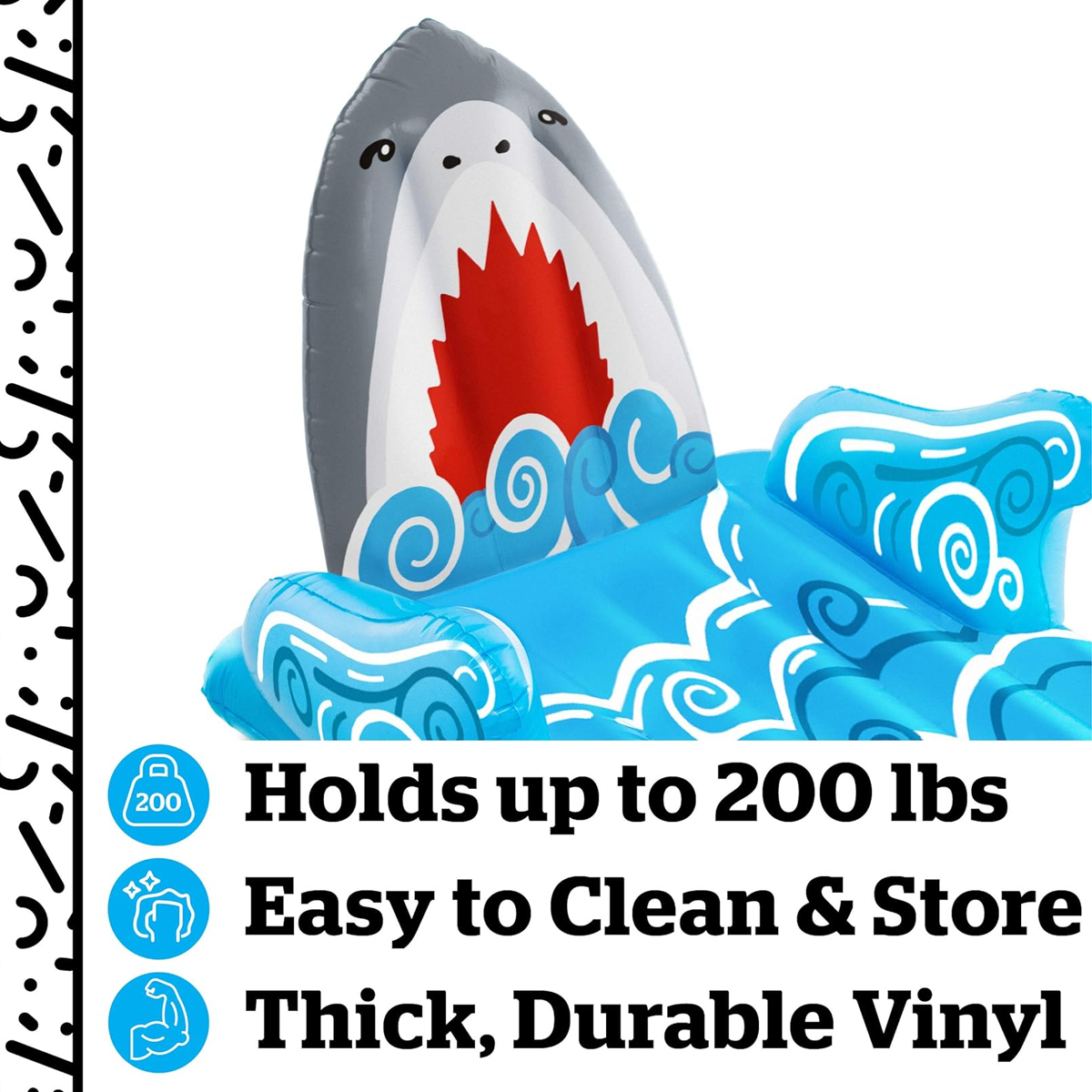  Shark Pool Lounger Float