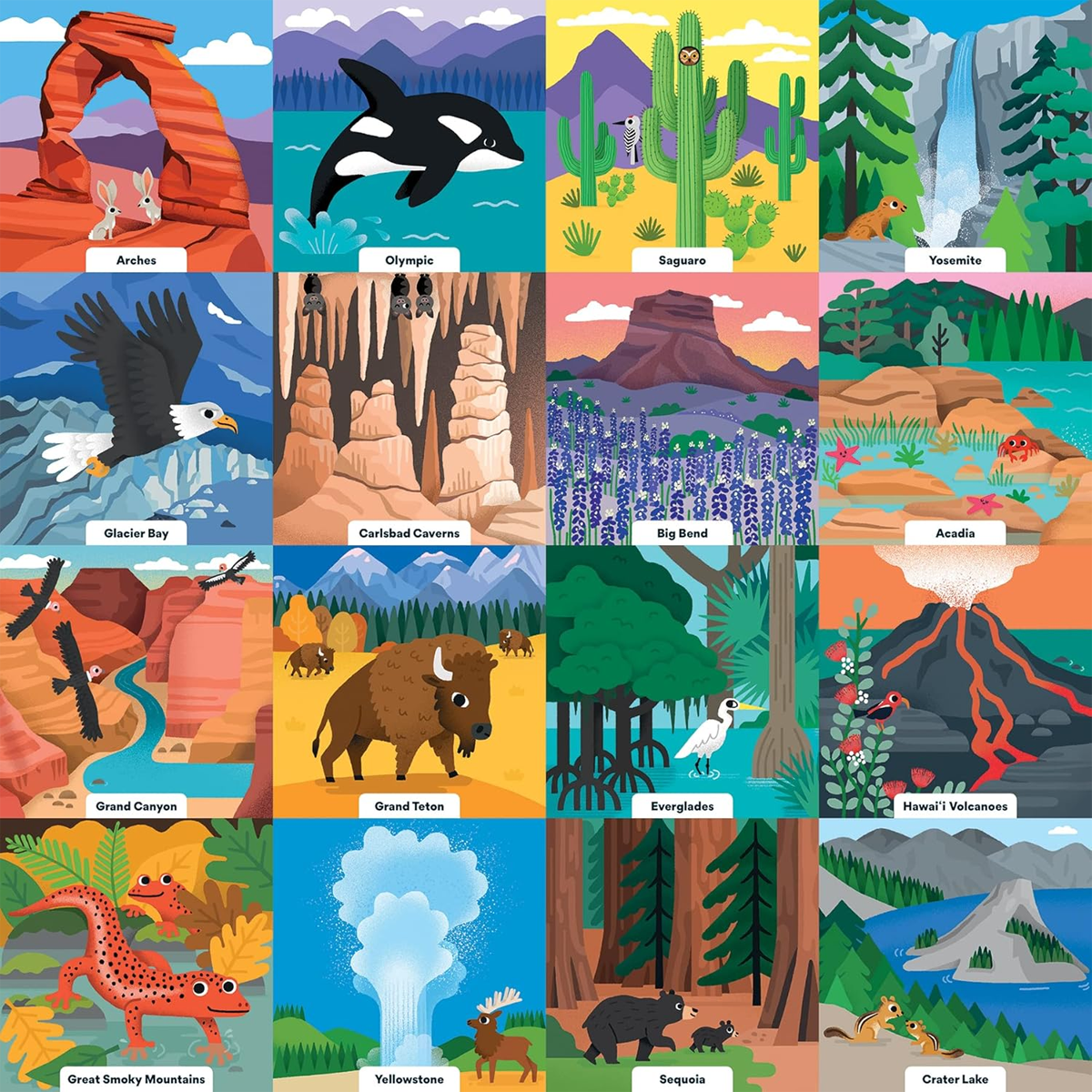 Chronicle Books Mudpuppy Little Park Ranger 500 Piece Family Puzzle
