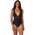 Speedo Women's V Neck Mesh One Piece