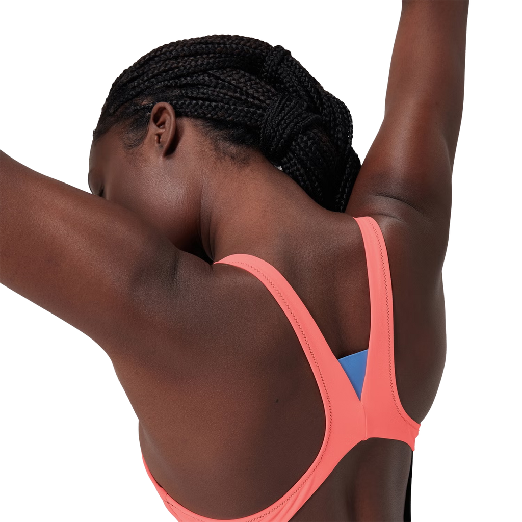 Speedo Women's Zip Colorblock One Piece