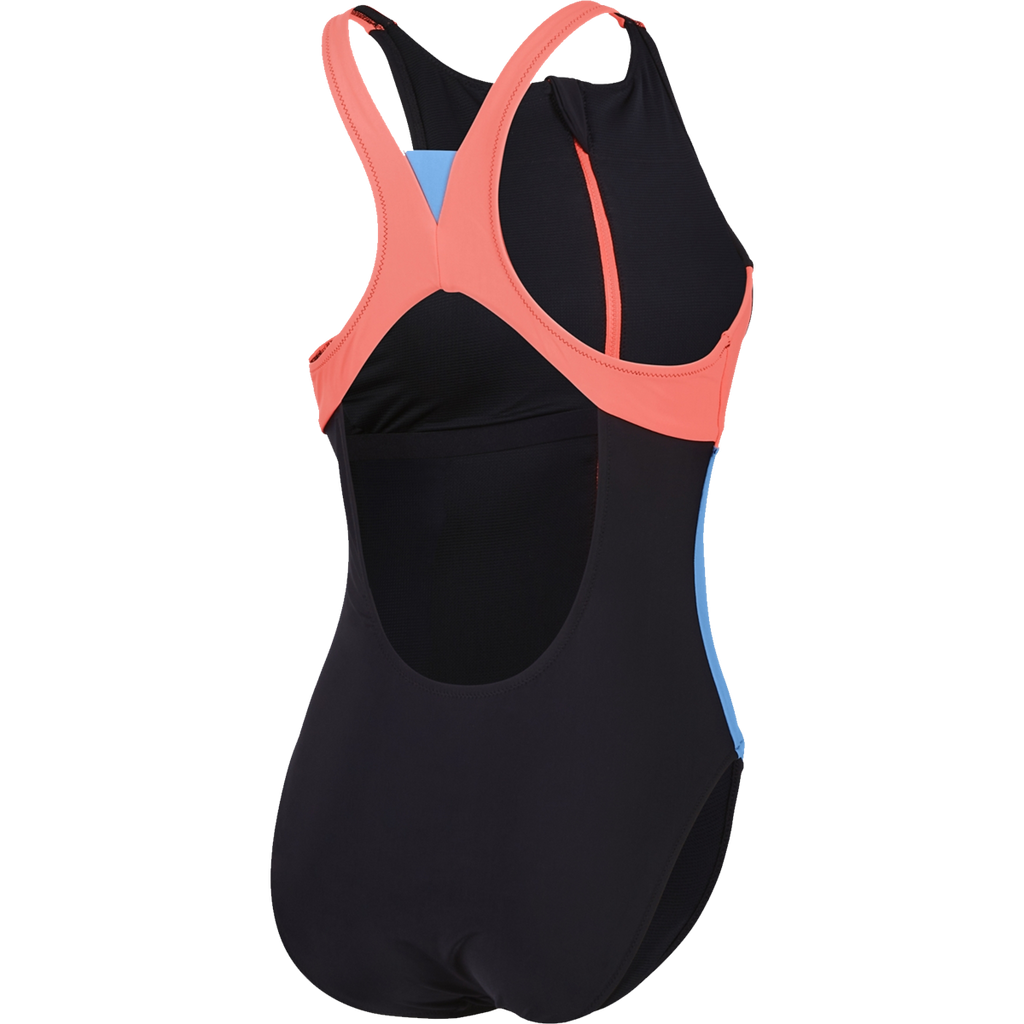 Speedo Women's Zip Colorblock One Piece
