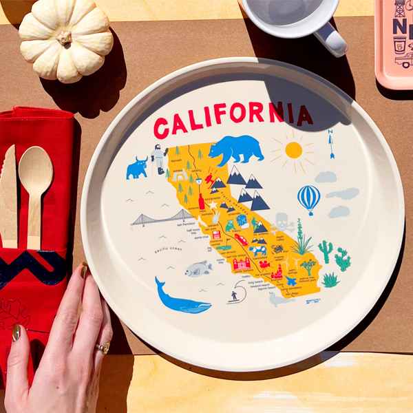  California Round Tray