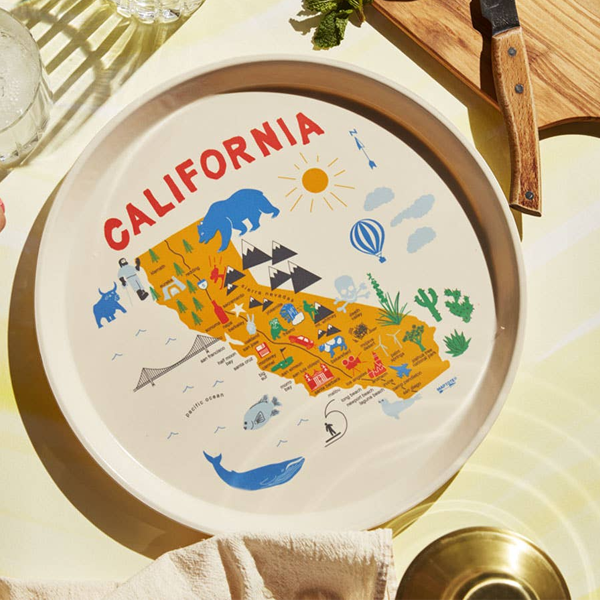  California Round Tray
