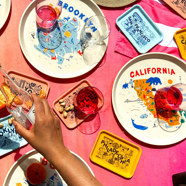  California Round Tray
