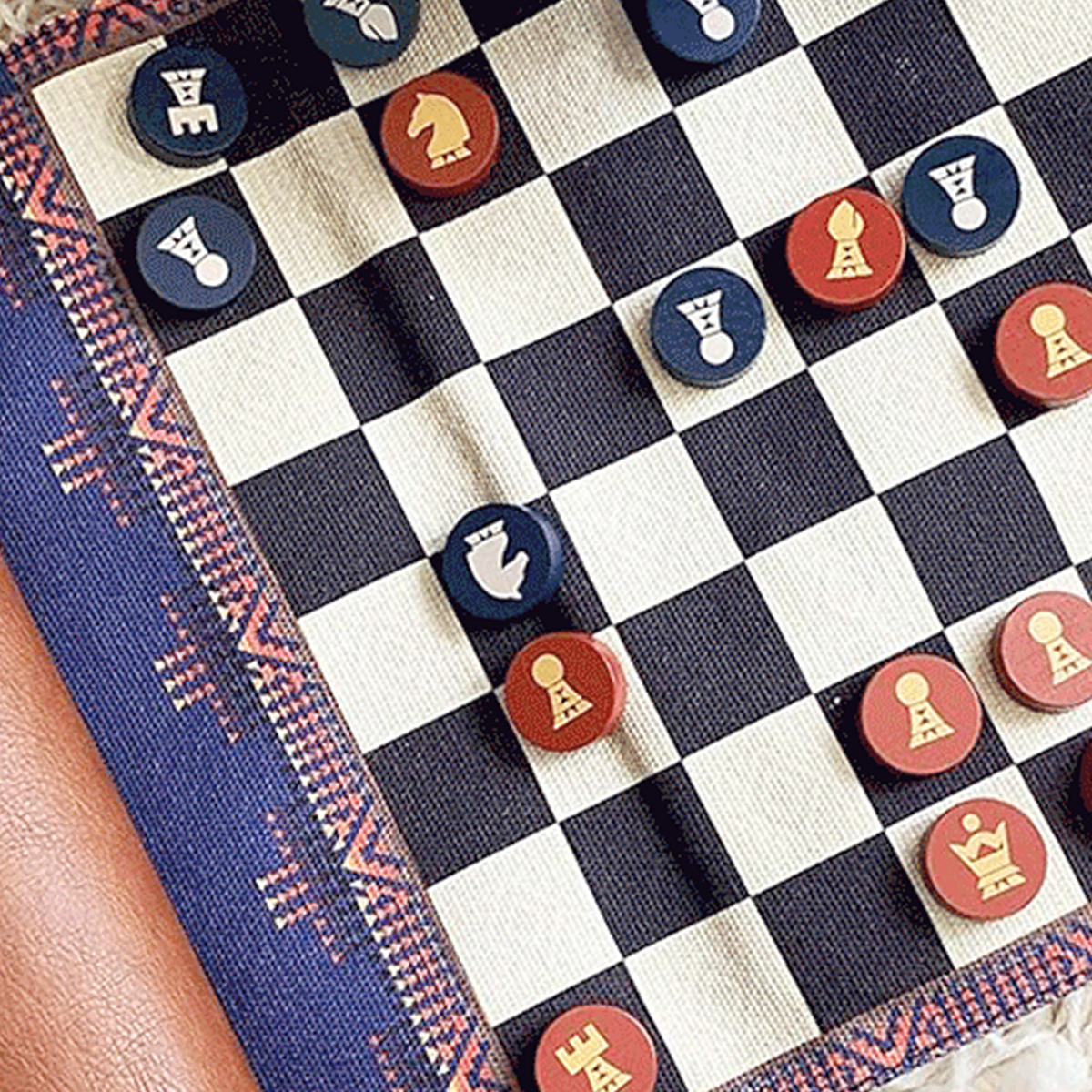 Chronicle Books Pendleton Chess & Checkers