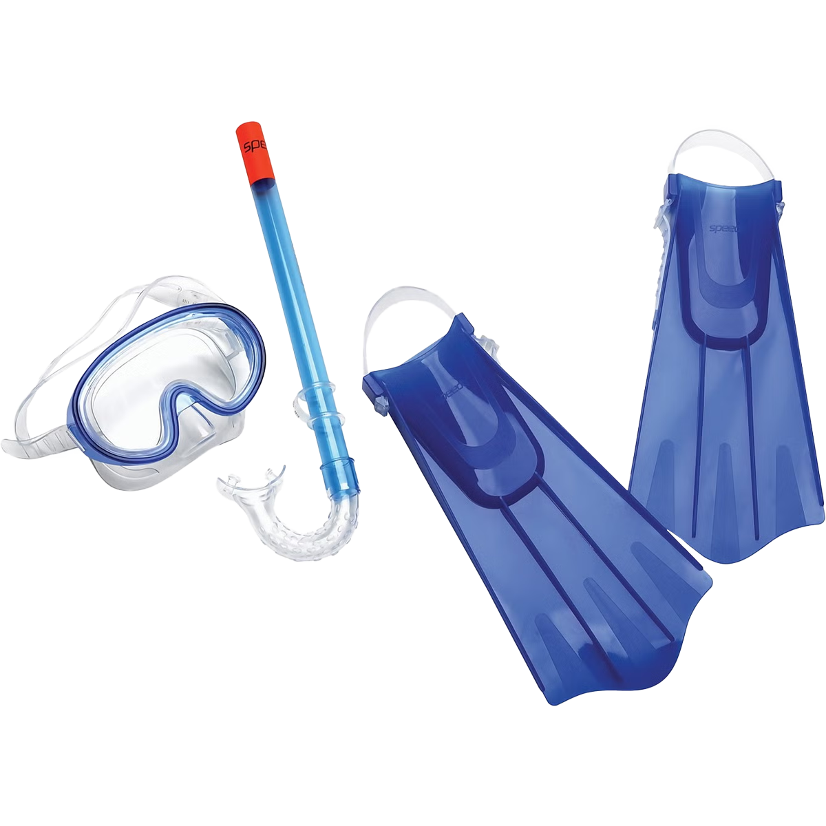 Speedo Youth Aqua Quest Mask Snorkel Fin Set