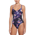  Women's Digi Floral V-Neck One Piece
