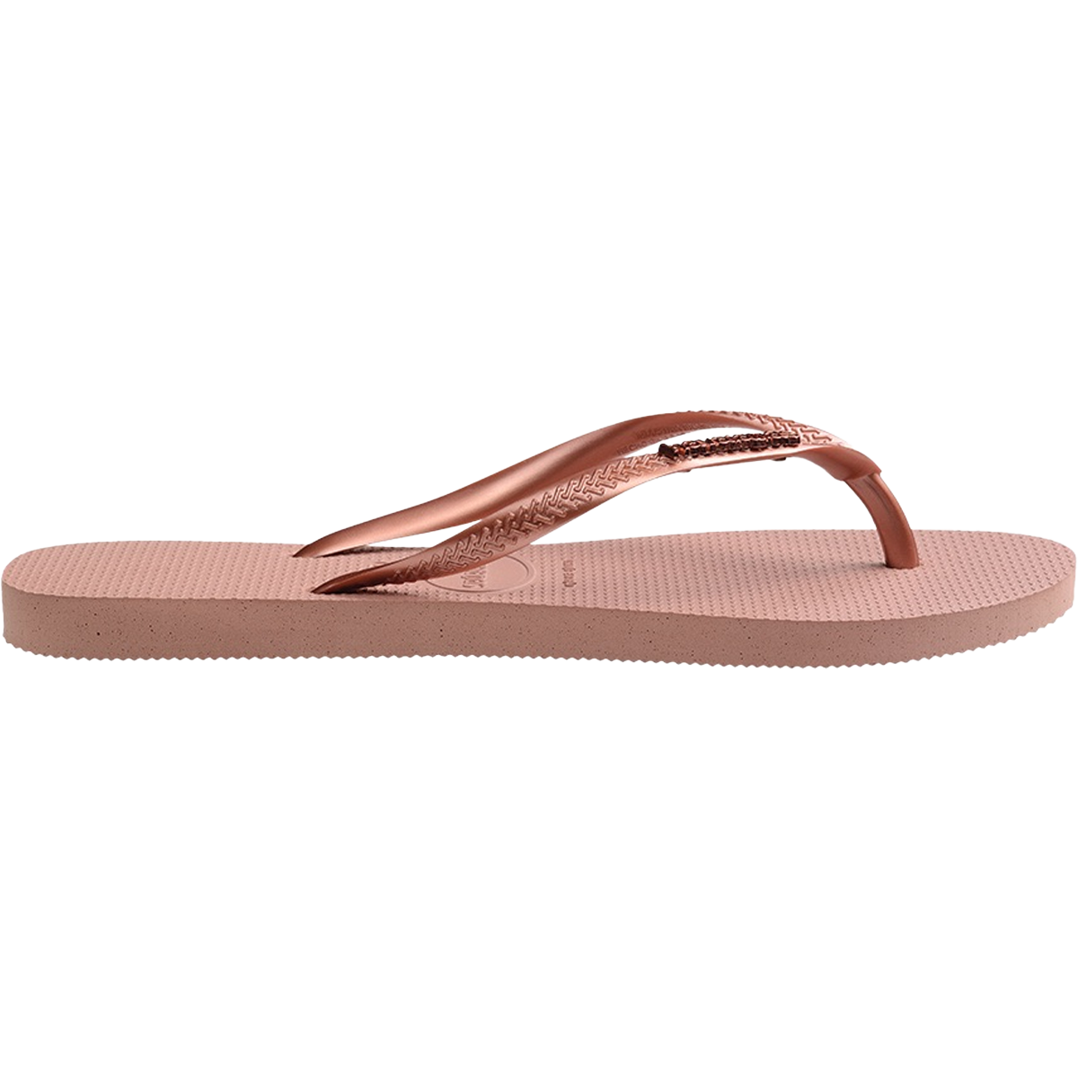 Havaianas Women's Slim Logo Metallic Sandal