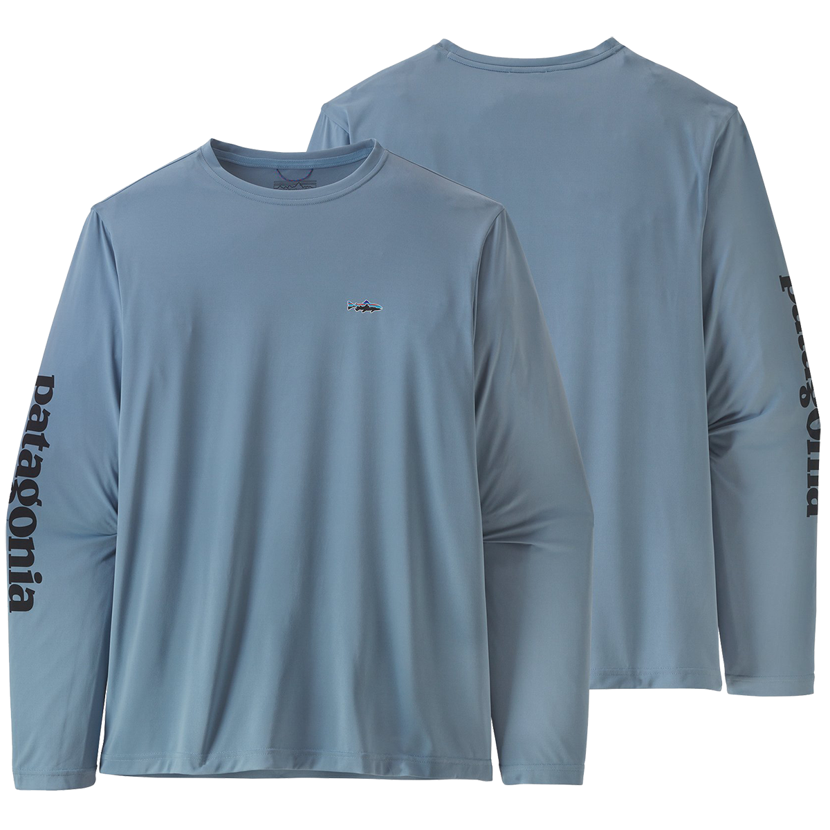 Patagonia Men's Capilene Cool Daily Fish Graphic Long Sleeve