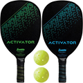  Activator Wood Paddle + X-40 Ball Set - 2 Players