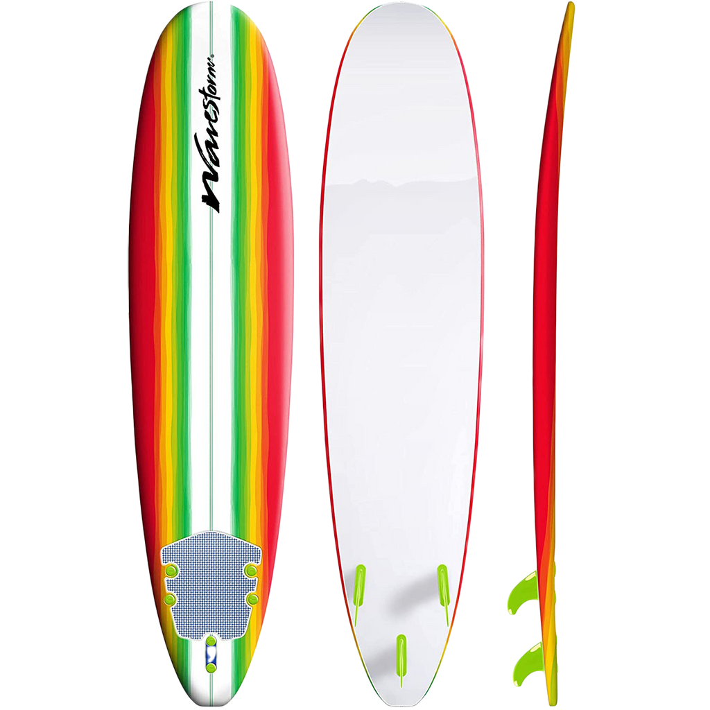  Wavestorm 8'0 Classic Surfboard With Leash