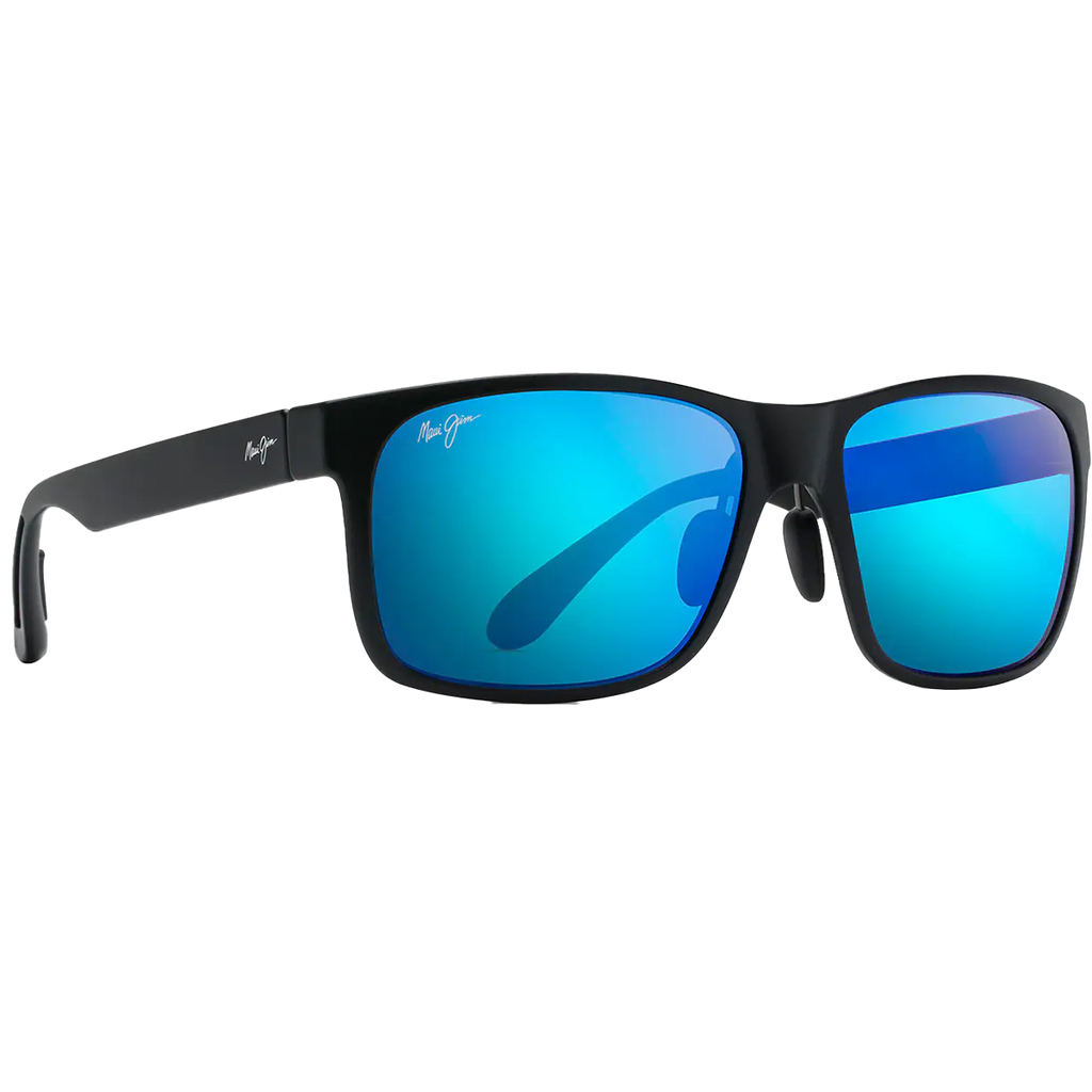Maui Jim Red Sands Matte Black/Blue Hawaii