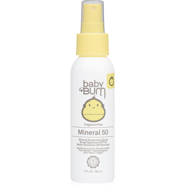 Sun Bum Baby Bum Mineral Spray SPF 50 - 3 Oz