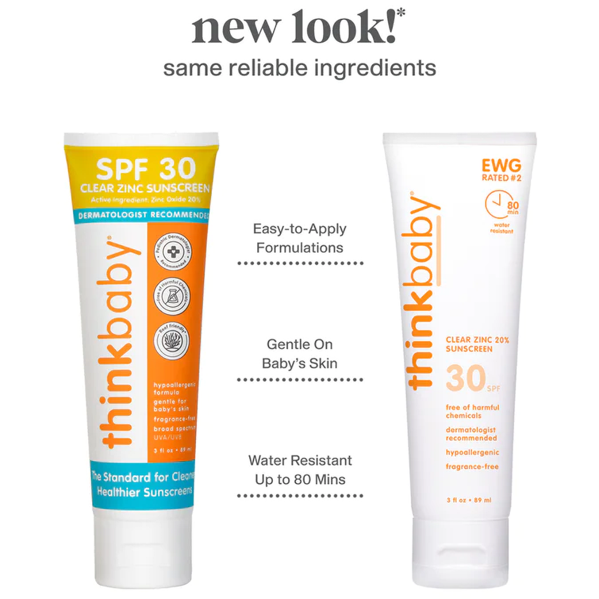 Thinkbaby SPF 30 Clear Zinc Sunscreen