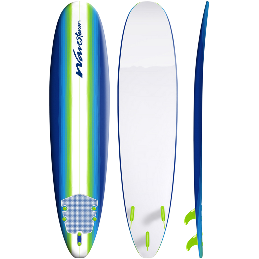  Wavestorm 8'0 Classic Surfboard With Leash