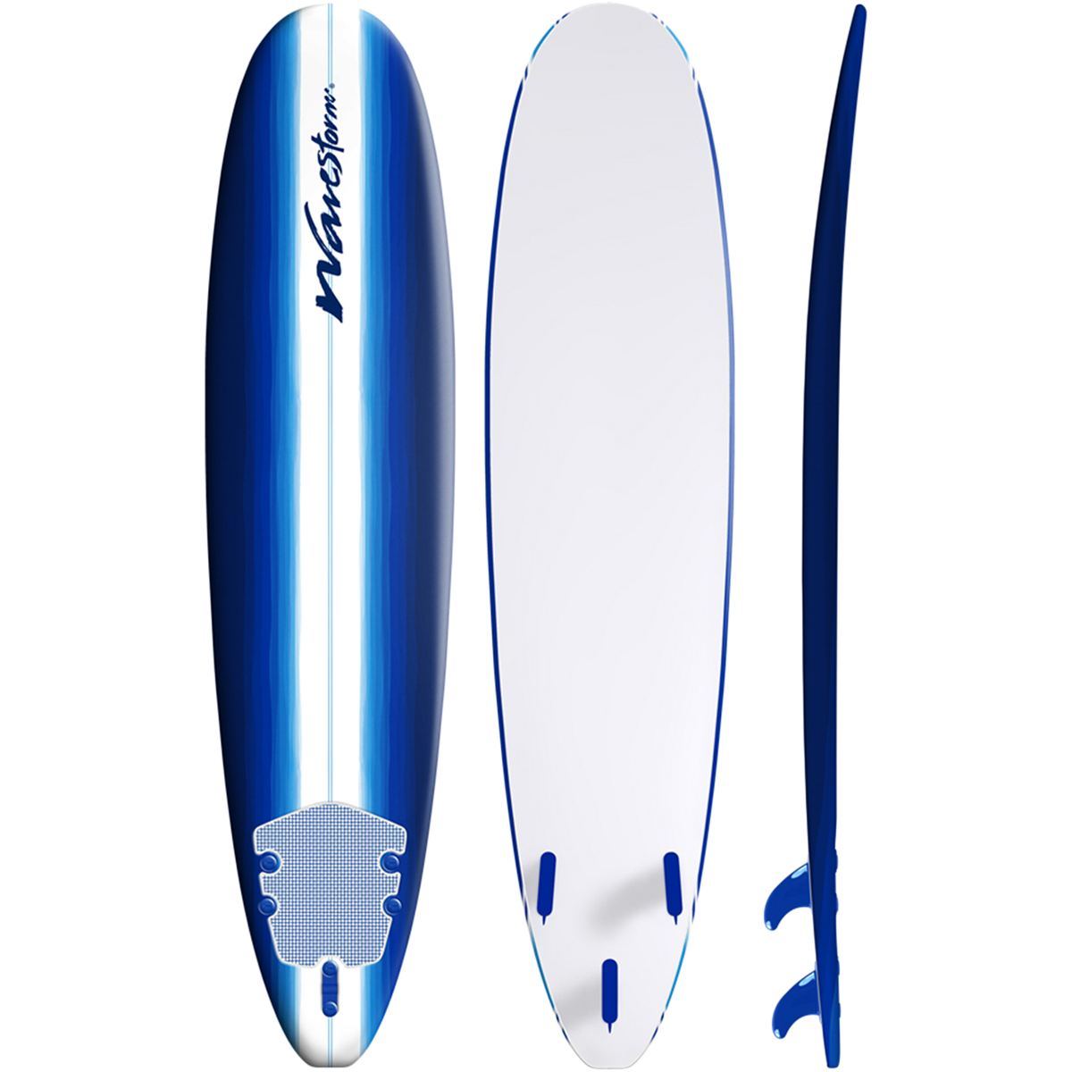  Wavestorm 8'0 Classic Surfboard With Leash