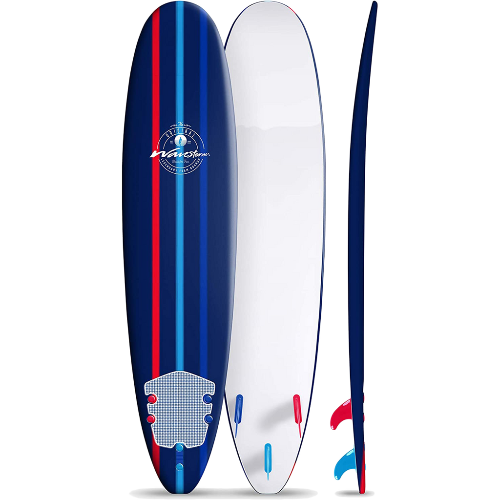  Wavestorm 8'0 Classic Surfboard With Leash