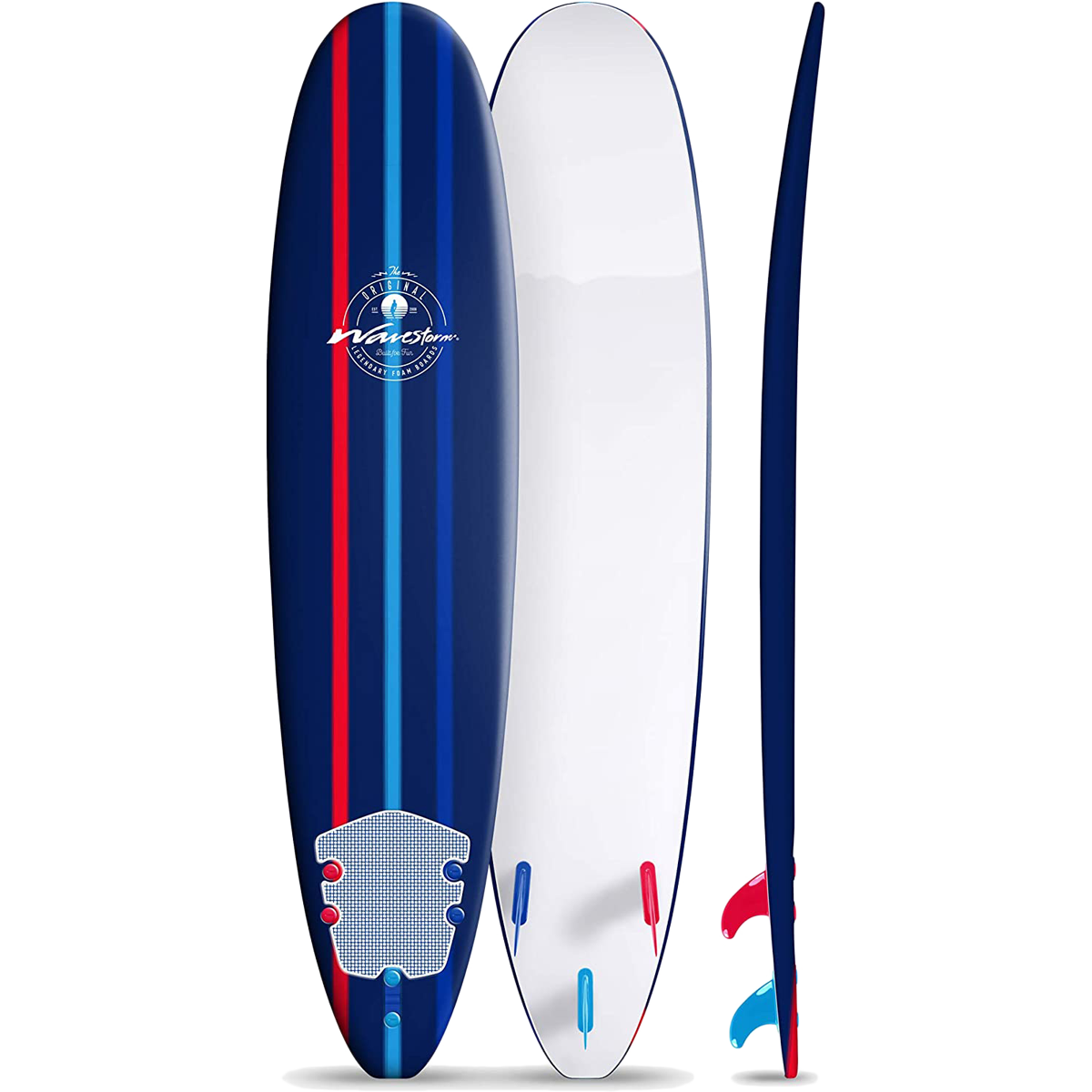  Wavestorm 8'0 Classic Surfboard With Leash