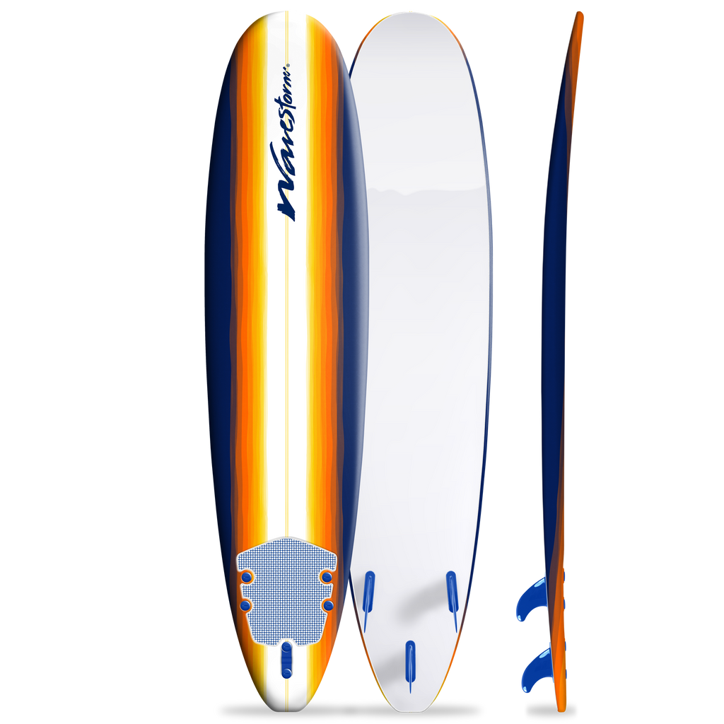  Wavestorm 8'0 Classic Surfboard With Leash