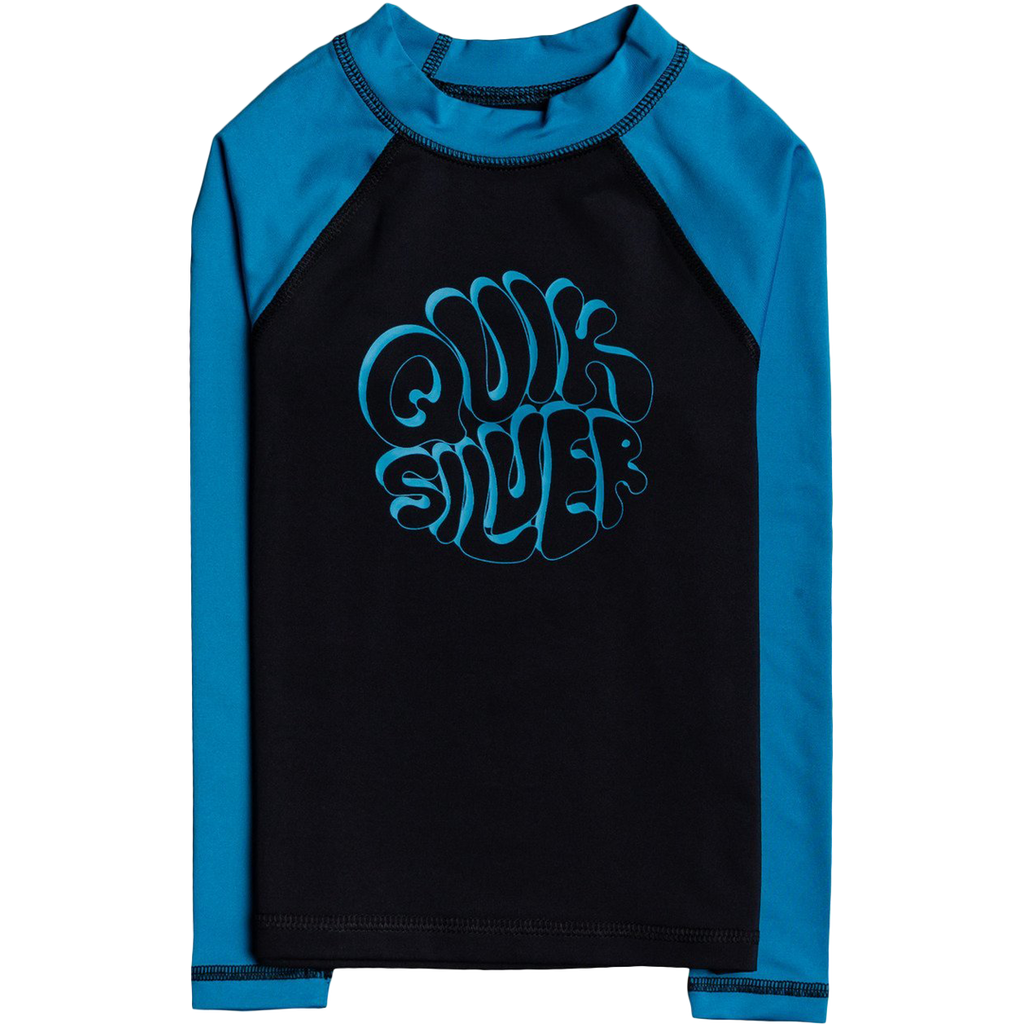 Quiksilver Boys' Bubble Trouble Long Sleeve UPF Rashguard