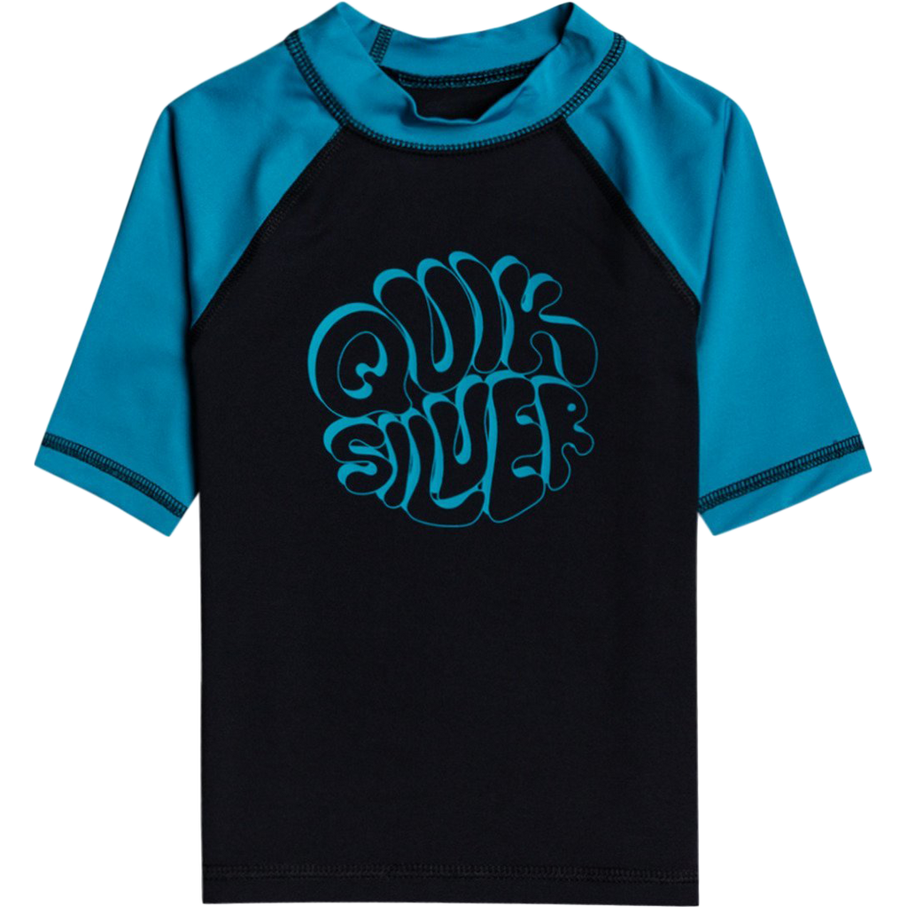 Quiksilver Boys' Bubble Trouble Short Sleeve UPF Rashguard
