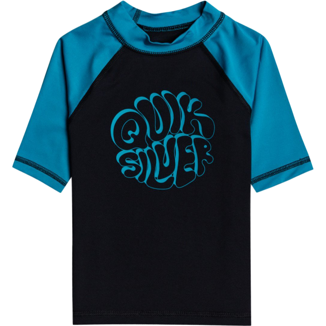 Quiksilver Boys' Bubble Trouble Short Sleeve UPF Rashguard