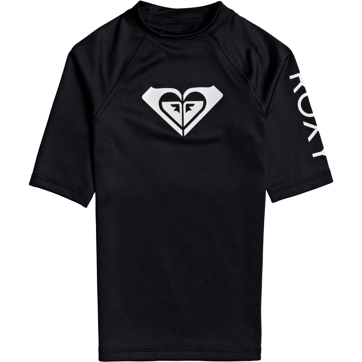Roxy Girls' Whole Hearted Short Sleeve Rashguard