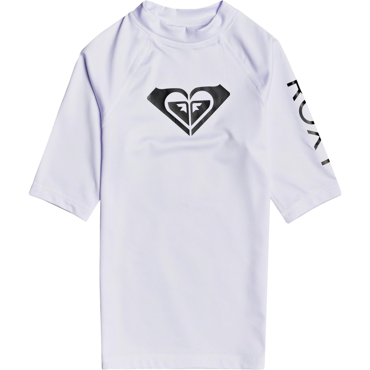 Roxy Girls' Whole Hearted Short Sleeve Rashguard